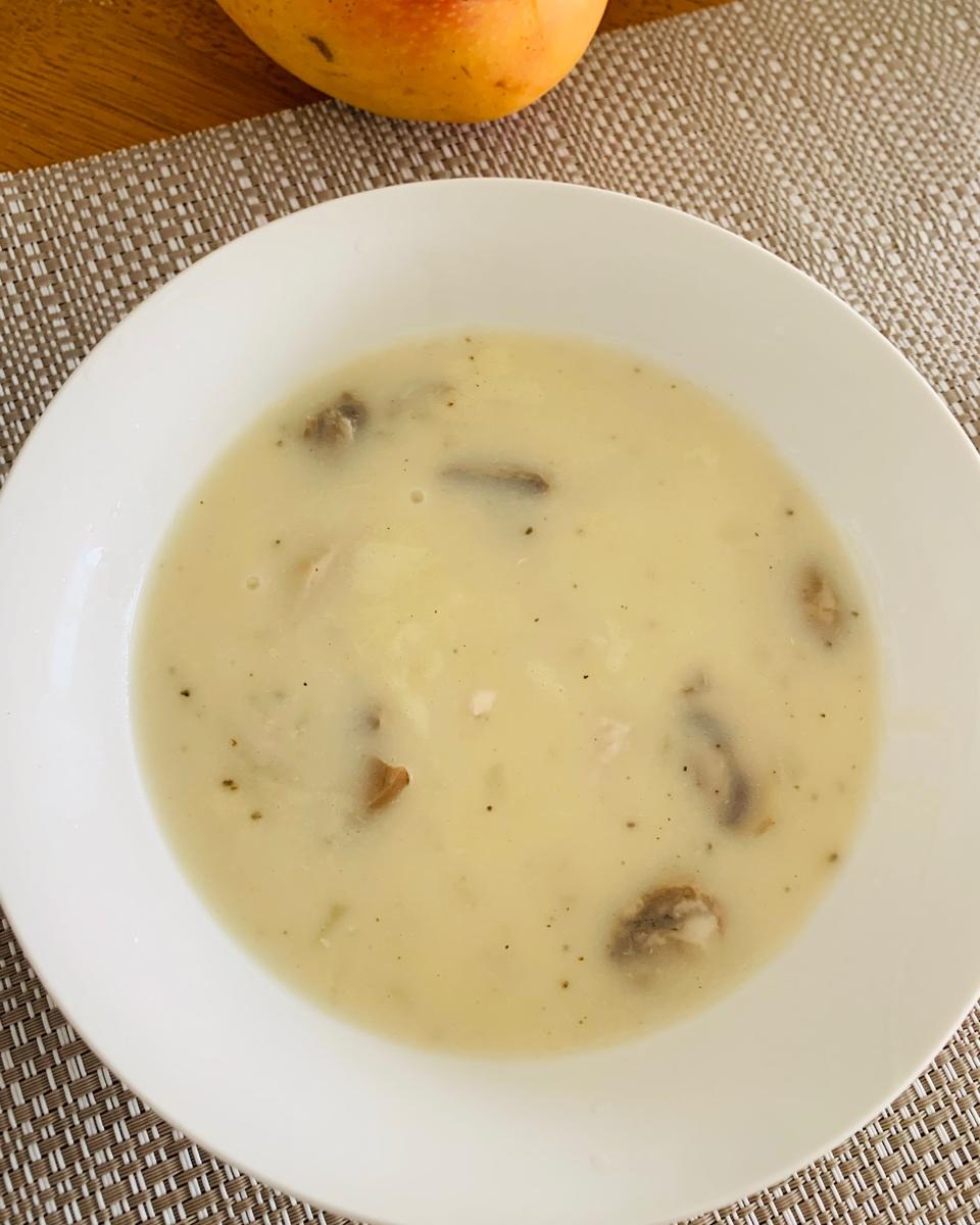 鸡茸奶油蘑菇汤