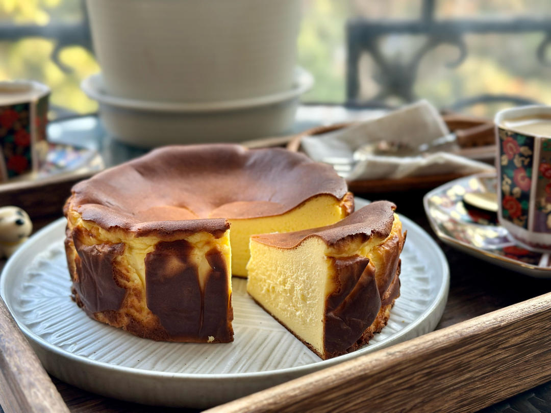 巴斯克芝士蛋糕『最简单的蛋糕』零失败🔥芝士控