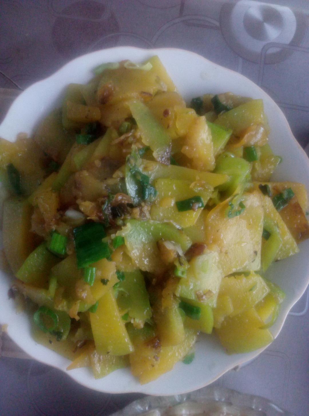 葱油南瓜（快手菜）