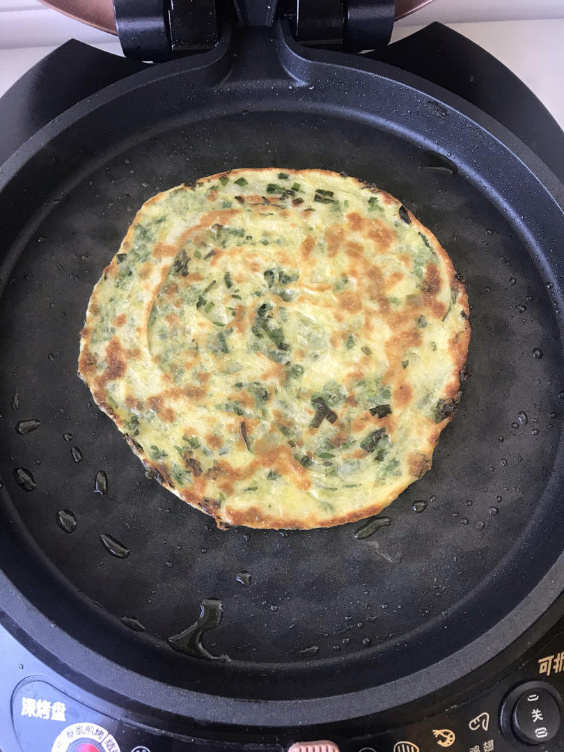 家常鸡蛋葱油饼 凉了也不硬 外酥里软 媲美早餐店 附细节视频详解