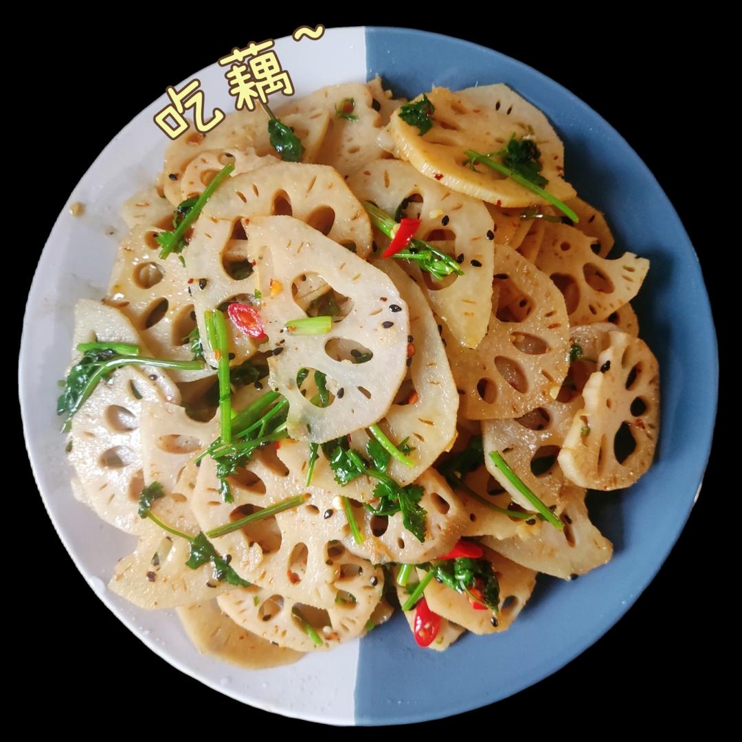 我妈的拿手菜！！炝拌藕丝！酸辣脆爽！