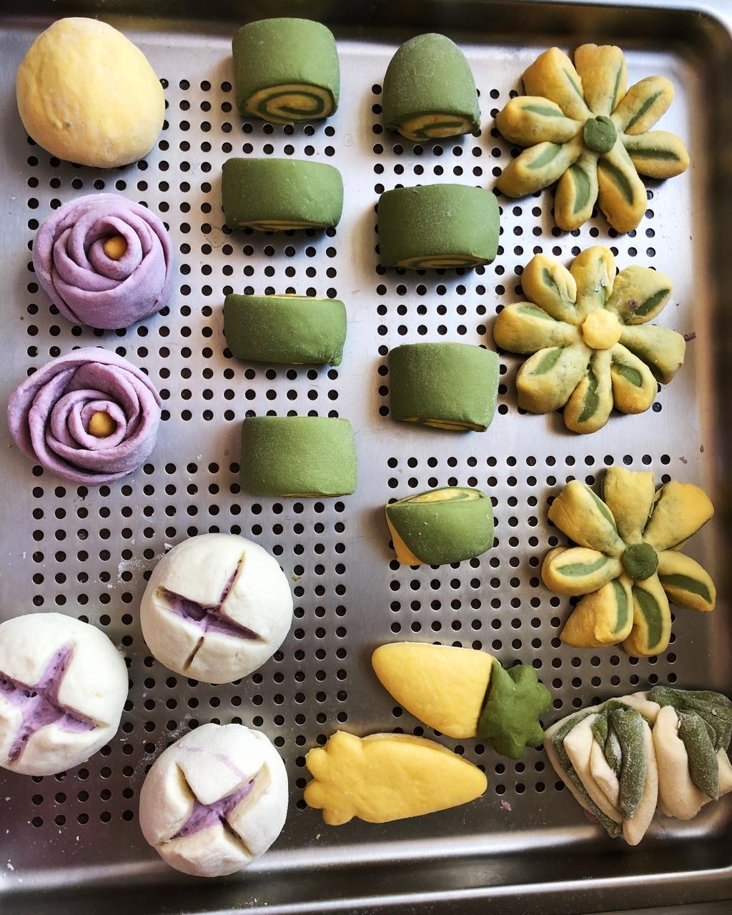 双色刀切馒头