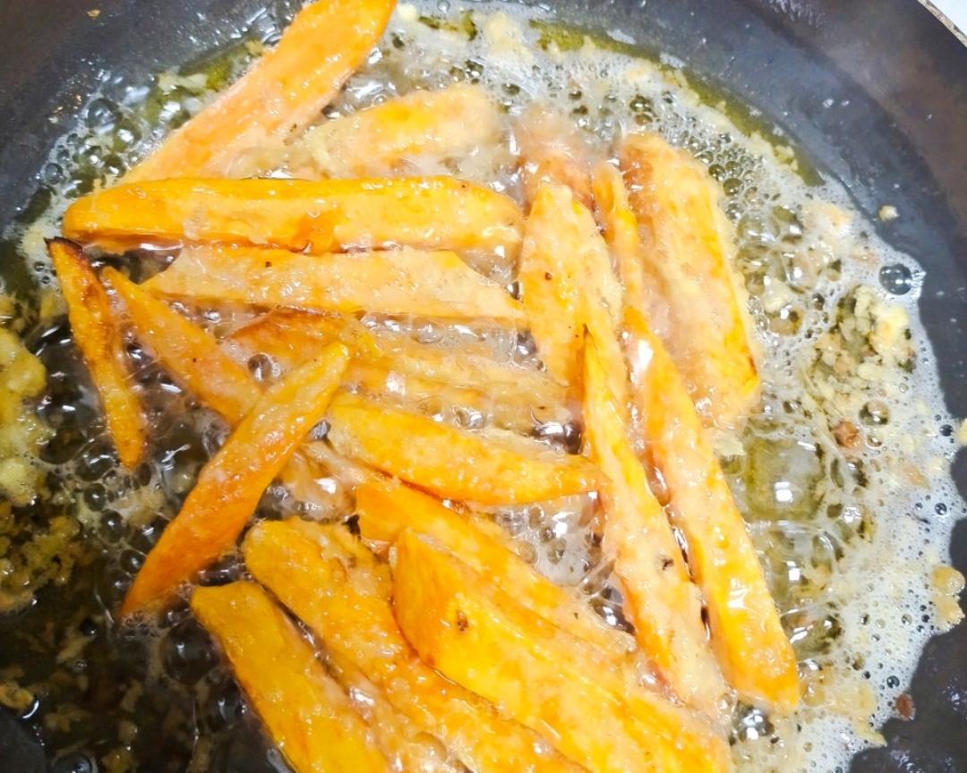 步骤图 甘梅薯条的做法 甘梅薯条的做法步骤 菜谱 下厨房