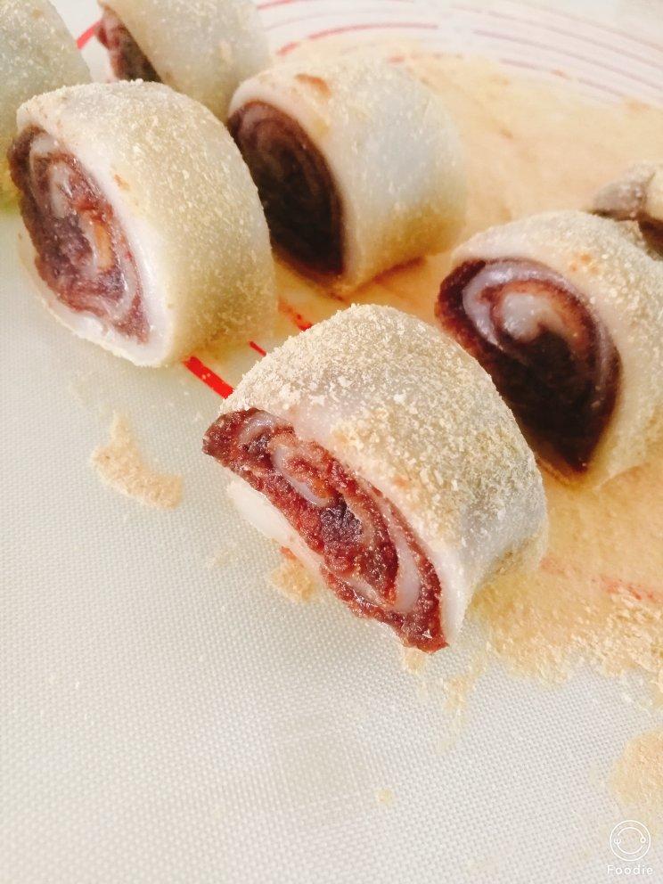 此配方做出的驴打滚无比软糯，放一天还是软的