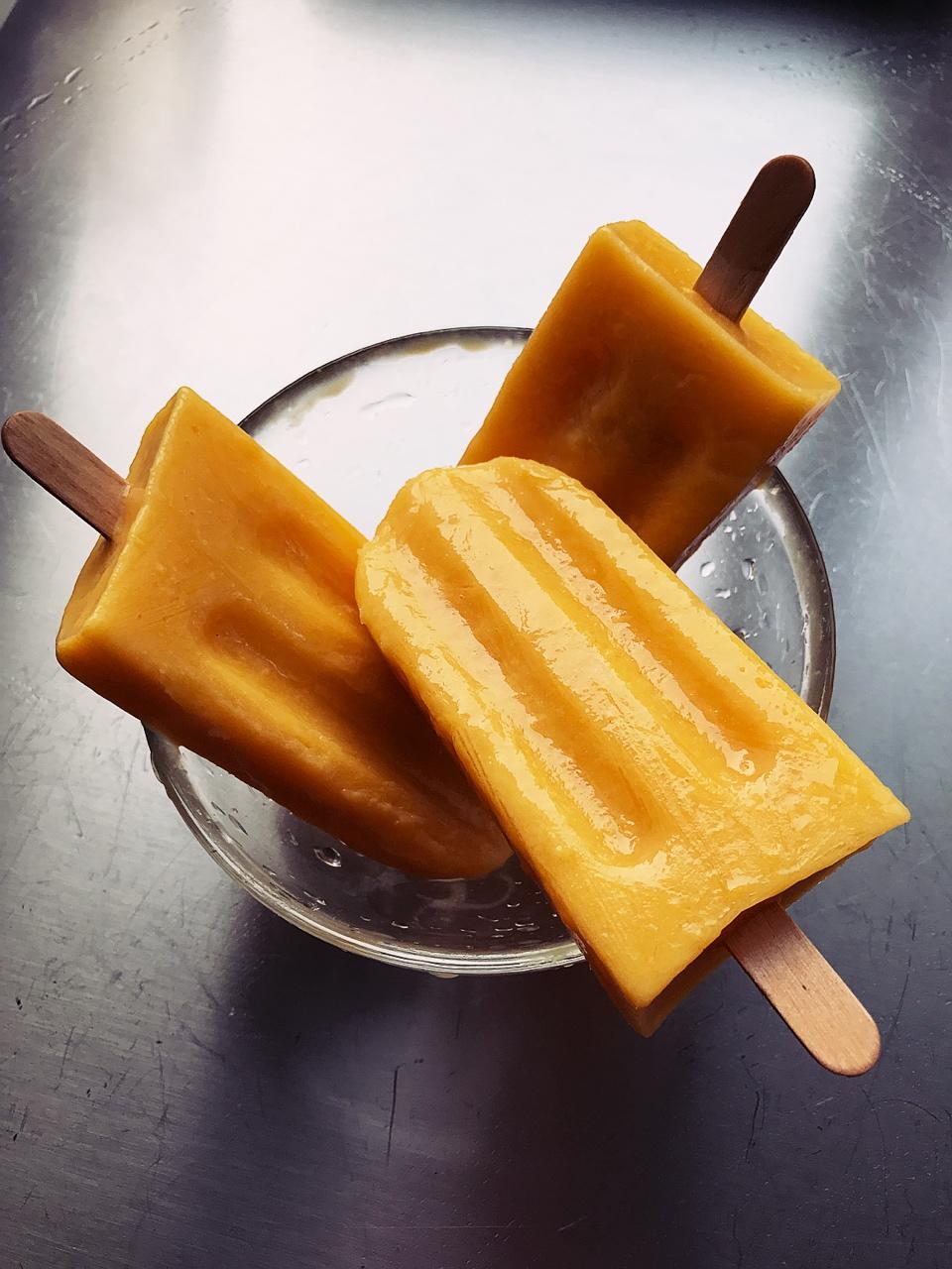 豆豆妈的小厨房做的芒果雪糕