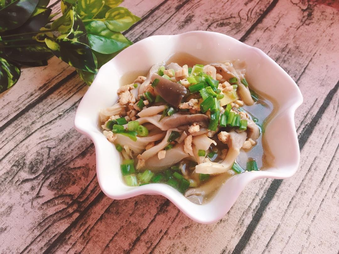 平菇肉末汤