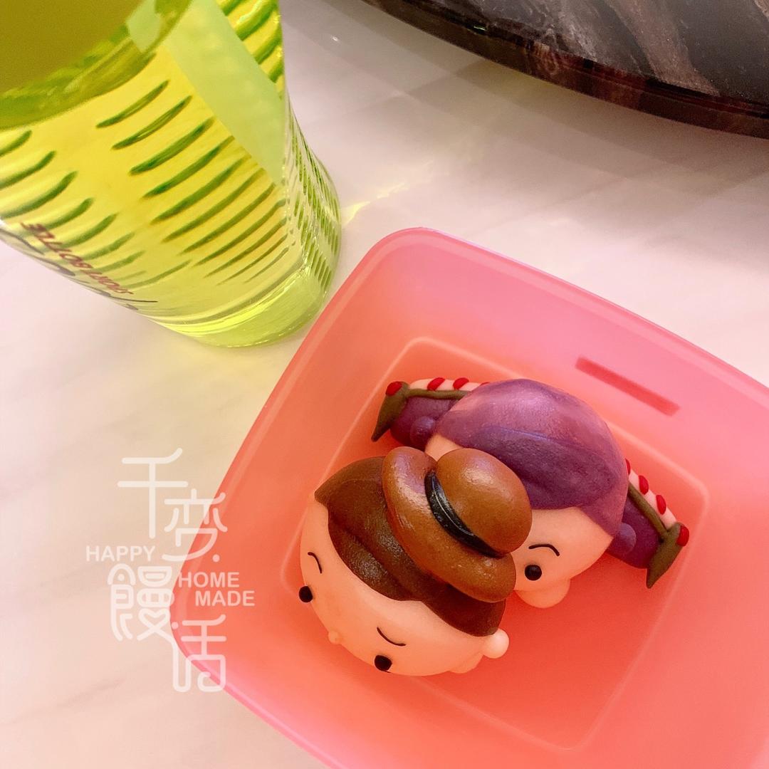 可爱造型馒头 Q版玩具总动员TOY STORY 胡迪&巴斯光年