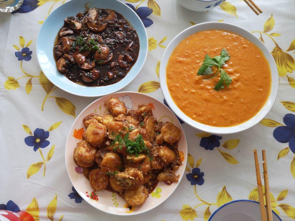 烤肉必备南瓜粥