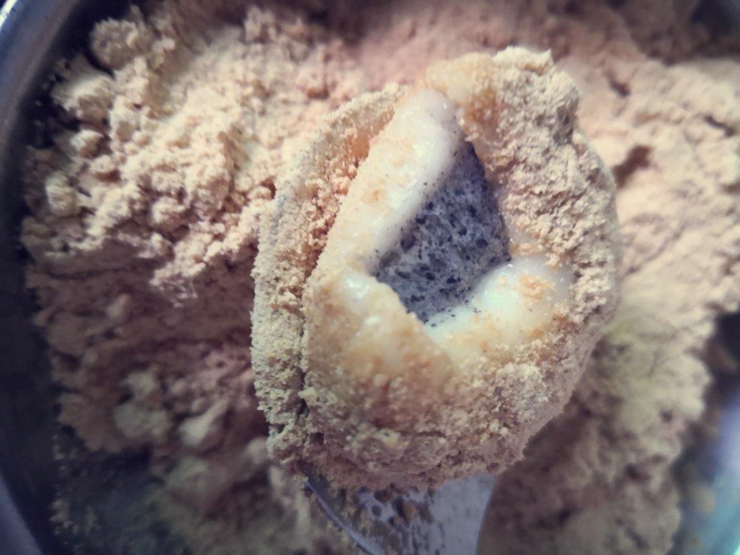 黄豆粉滚汤圆(伪驴打滚)