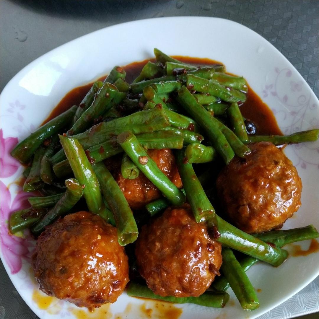 豆角炒肉