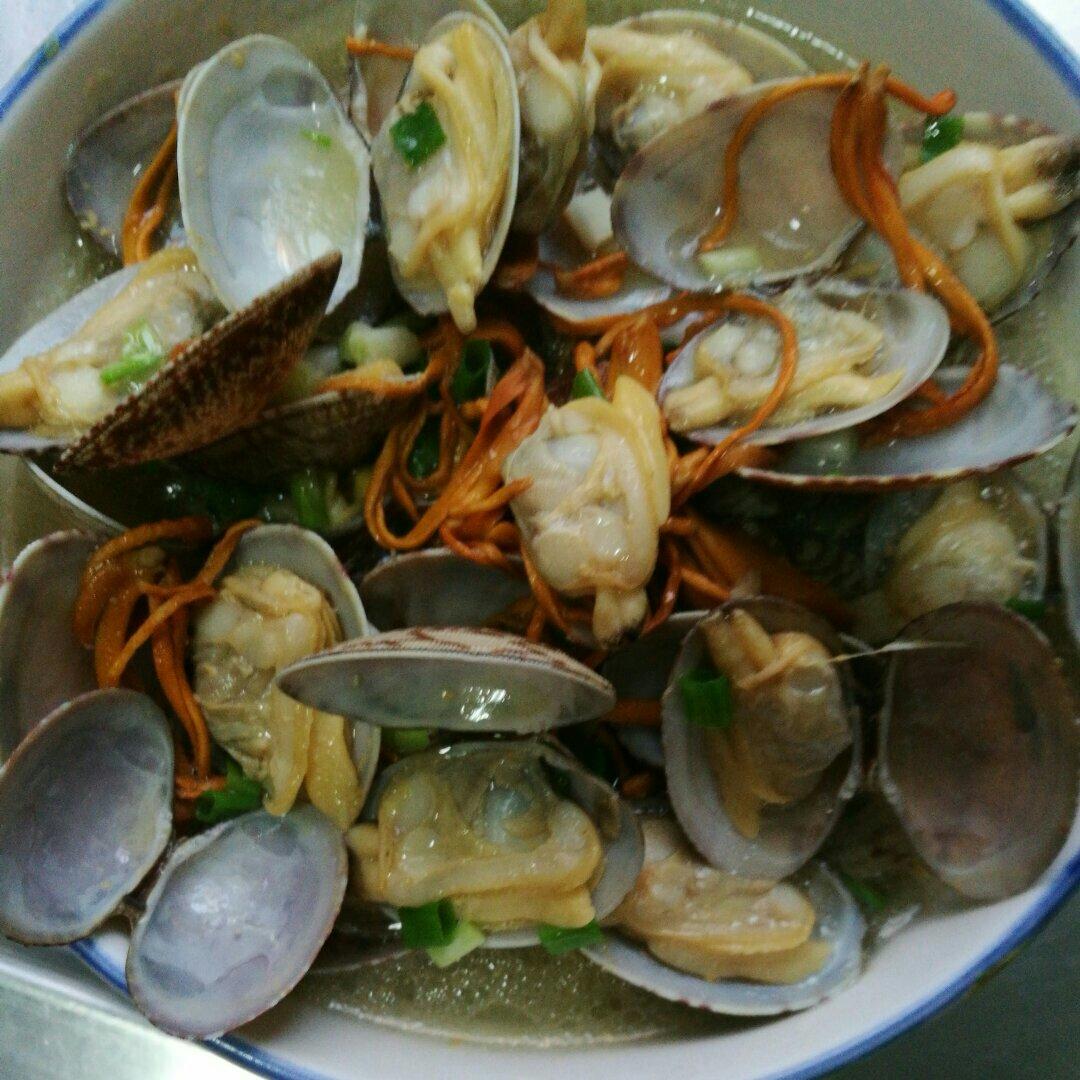 超鲜虫草花蛤蜊汤