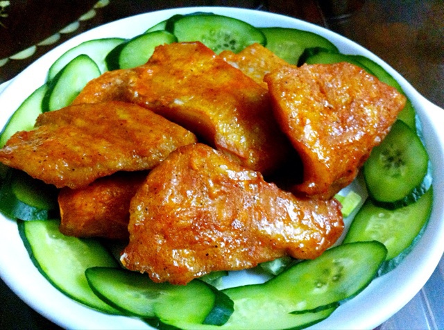 红腐乳蒜蓉烤猪颈肉