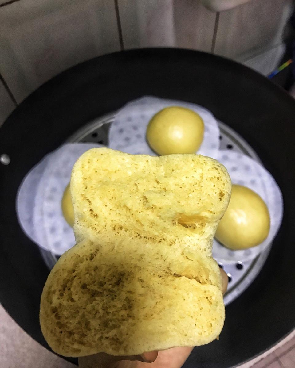 有着面包口感的红糖馒头（一次发酵）