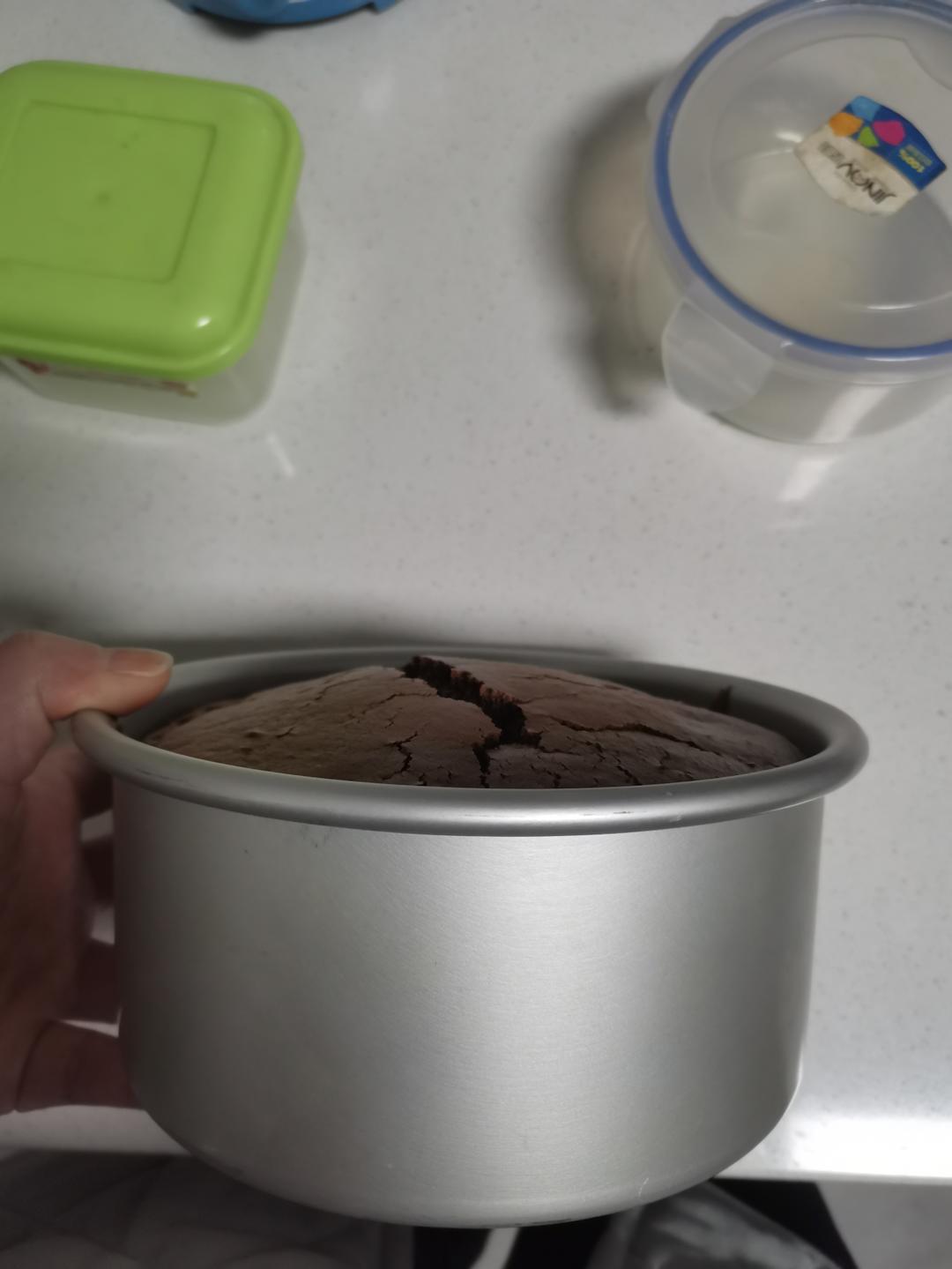 巧克力戚风蛋糕6寸(基础易成功版)