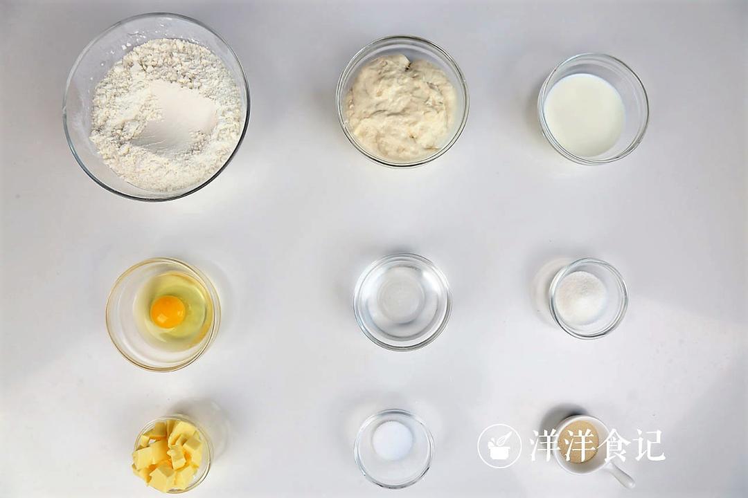 纯奶手撕吐司的做法 步骤1