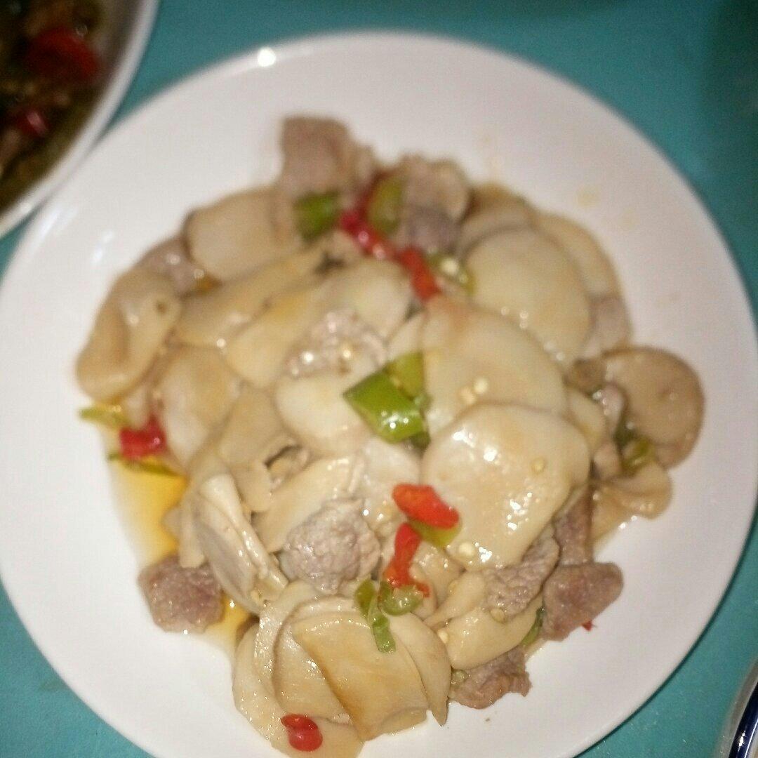 杏鲍菇炒肉片