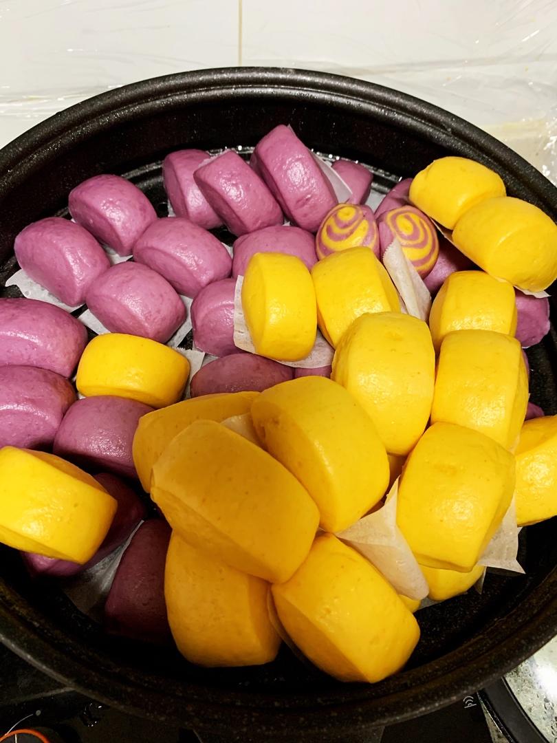 双色小馒头 宝宝辅食食谱