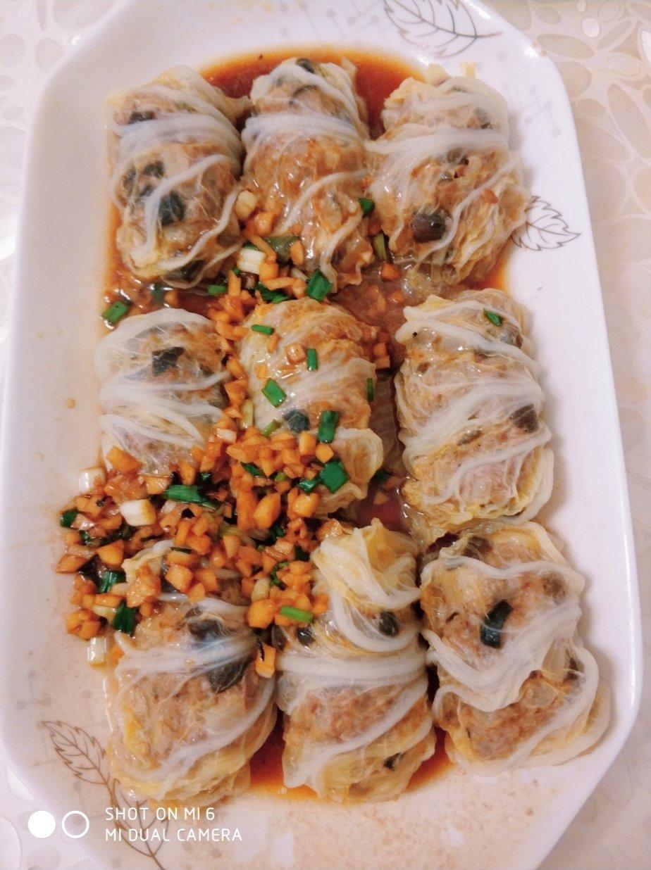 肉酿白菜卷