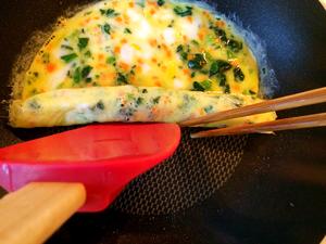 蔬菜厚蛋烧三明治（超详细平底锅做厚蛋烧）的做法 步骤5