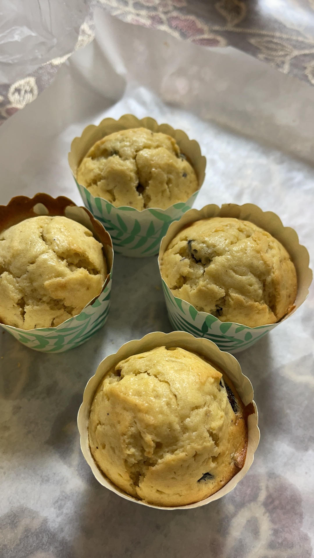 少女心的香蕉蔓越莓玛芬