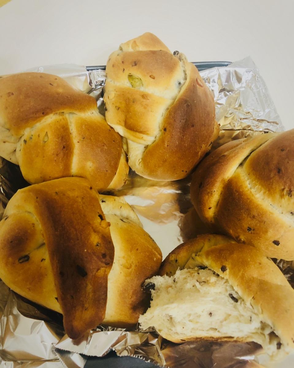 全麦牛奶蜜豆软欧