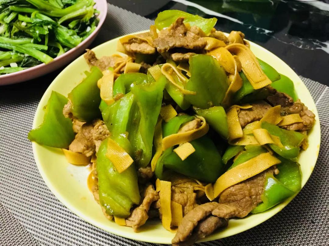 东北尖椒干豆腐