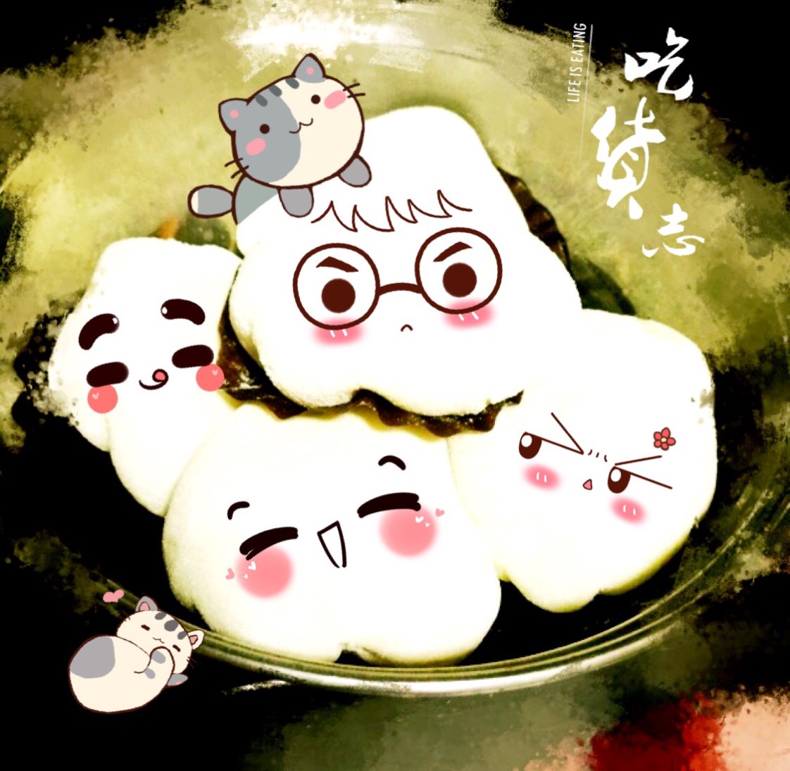 木木的小食代做的草莓雪媚娘