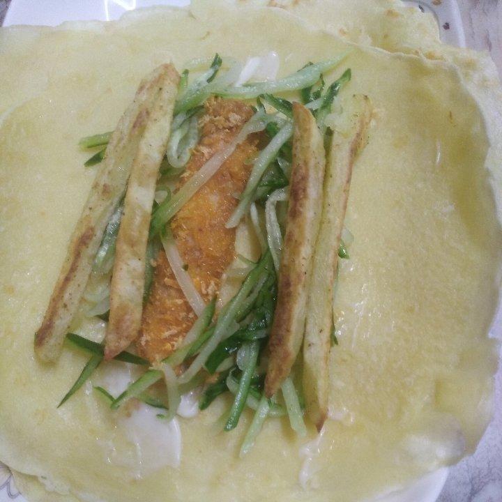 5分钟搞定蛋饼（卷）