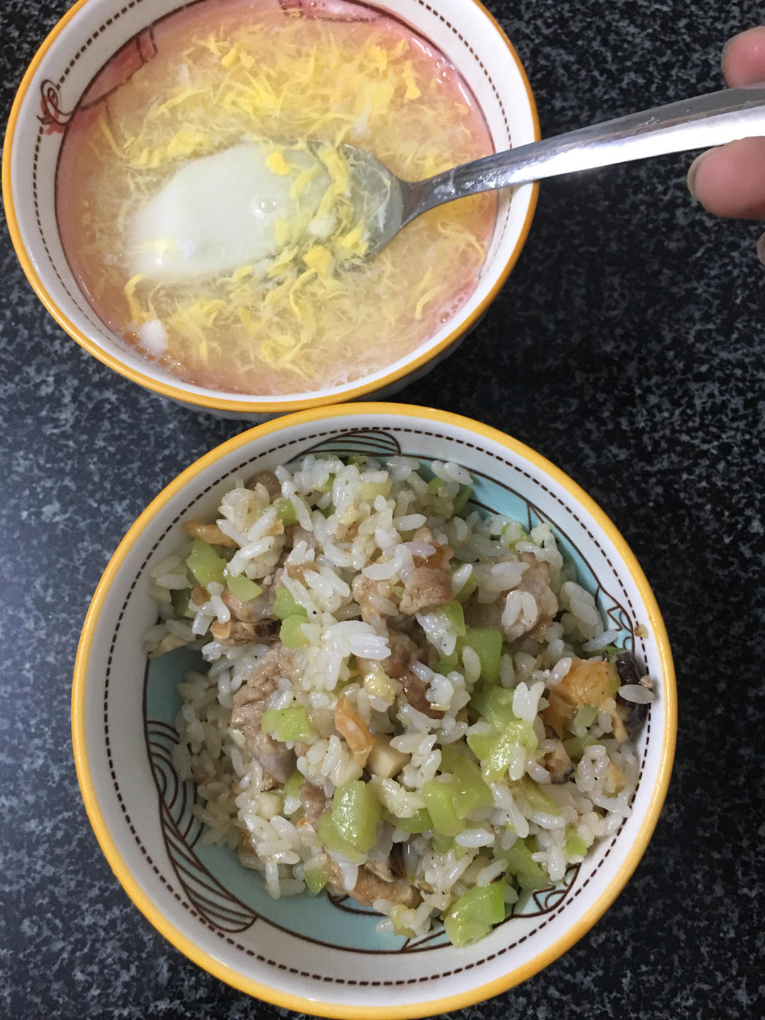 潮汕苦瓜肉饼炒饭（附苦瓜去苦小tips）