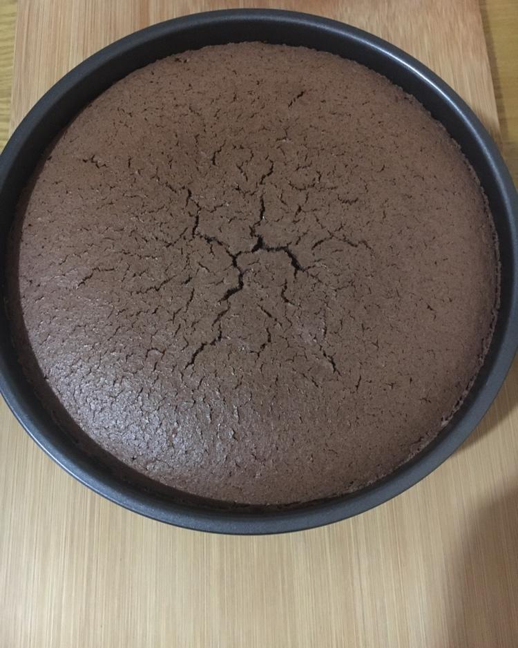 可可戚风蛋糕8寸