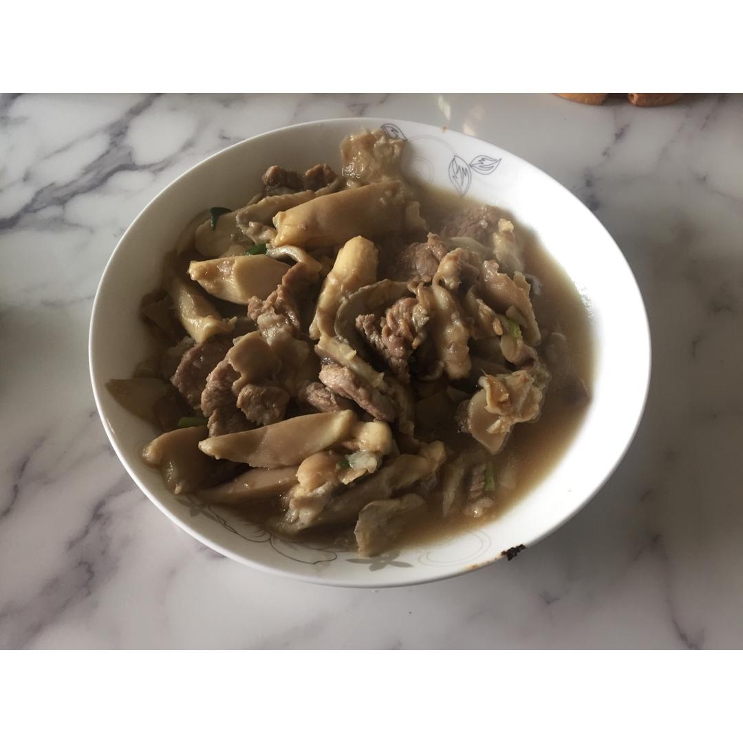 平菇炒肉