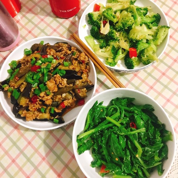 红烧肉沫茄子