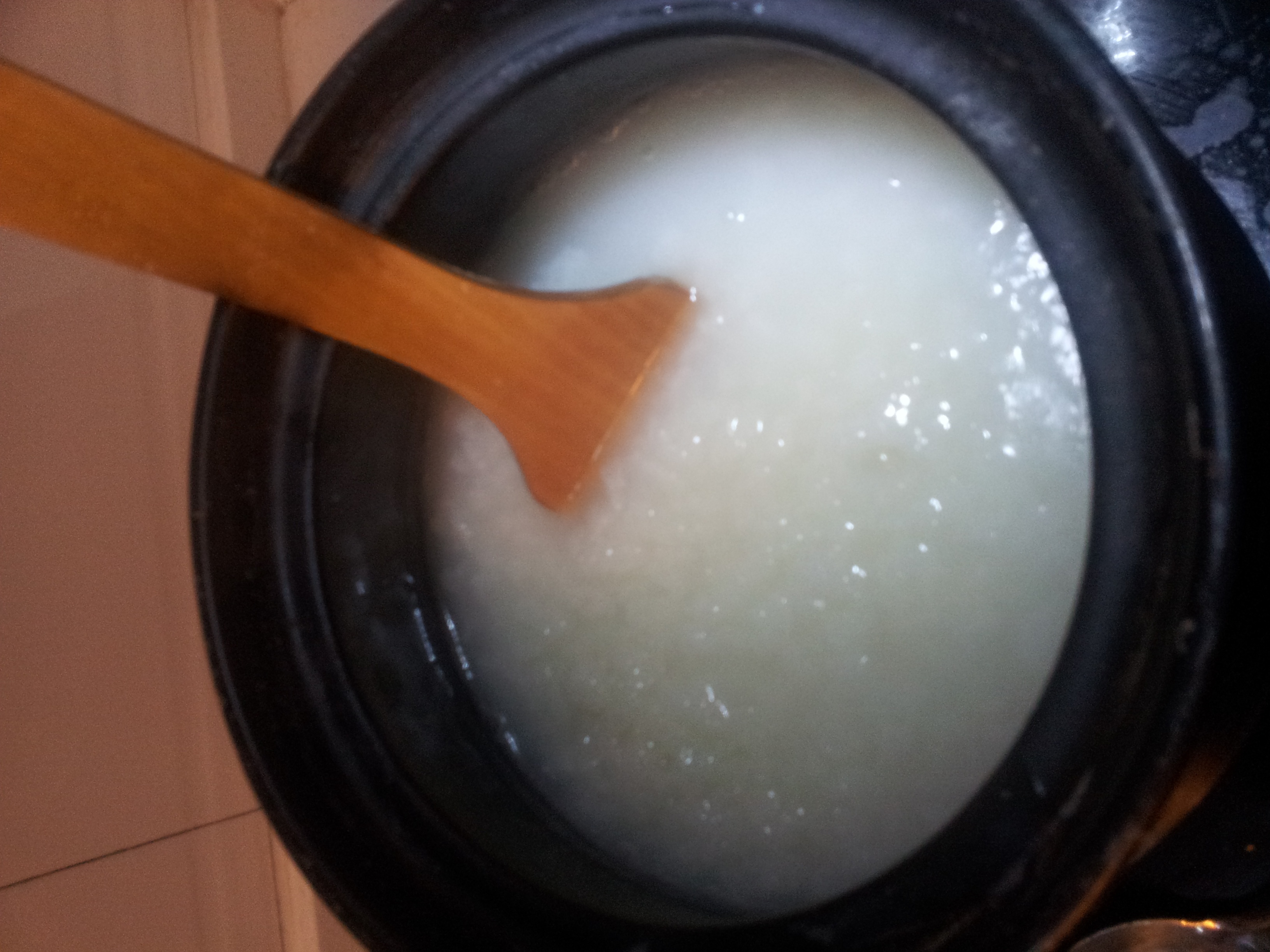 小笨笨笨做的白粥