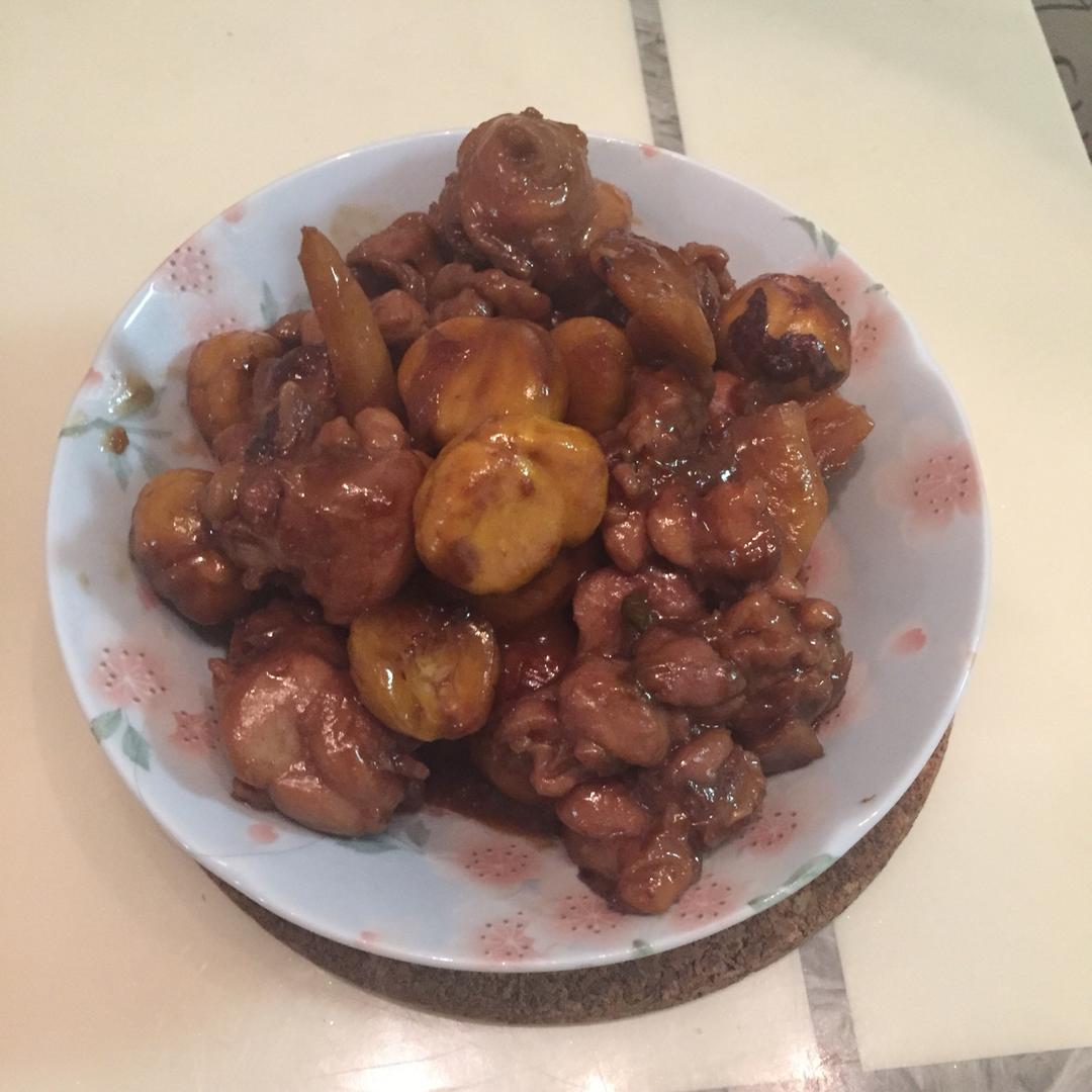 板栗烧鸡
