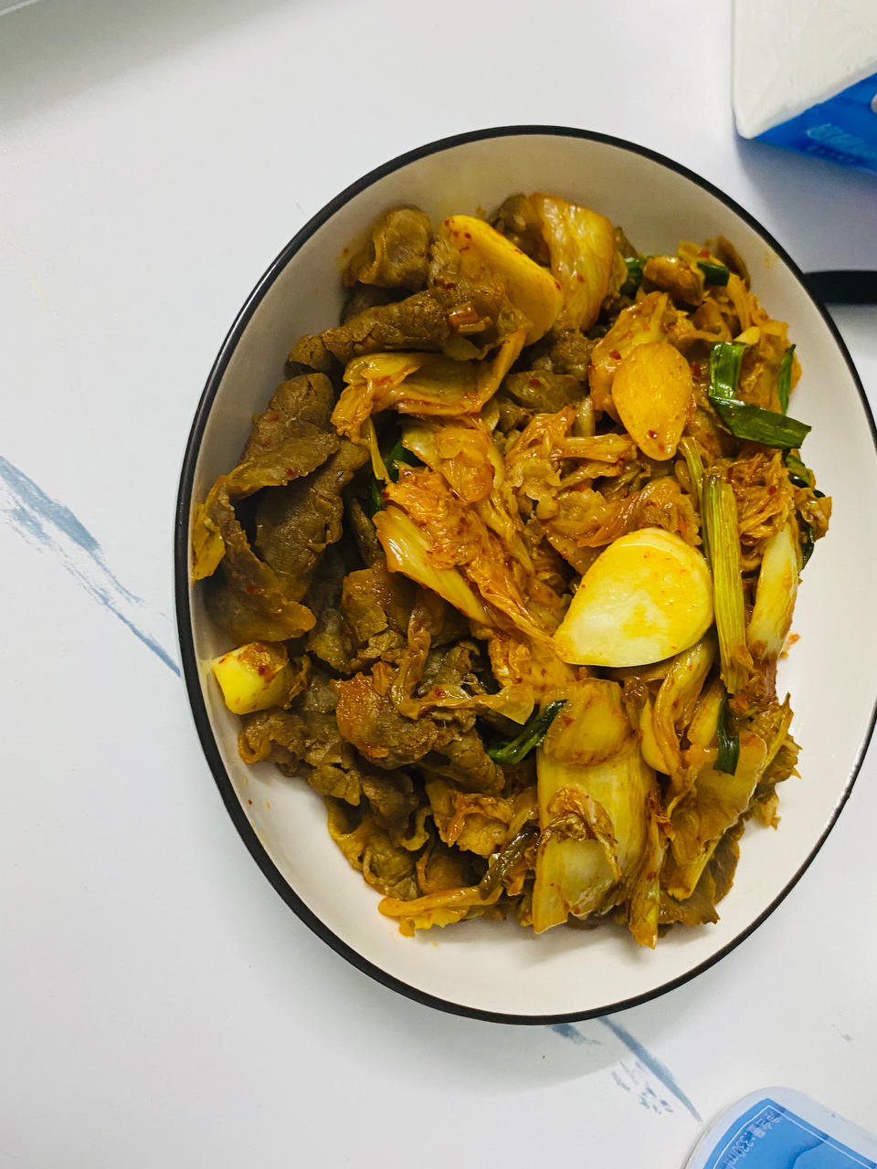 泡菜炒肥牛