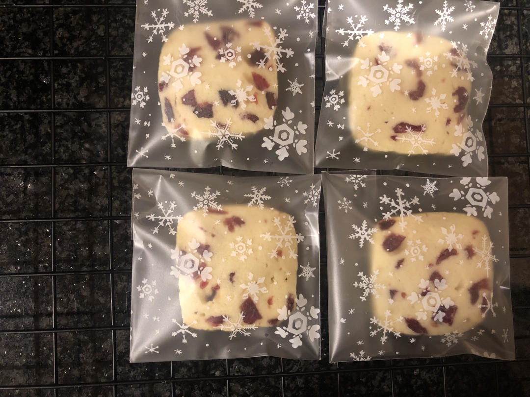 低糖少油版蔓越莓饼干