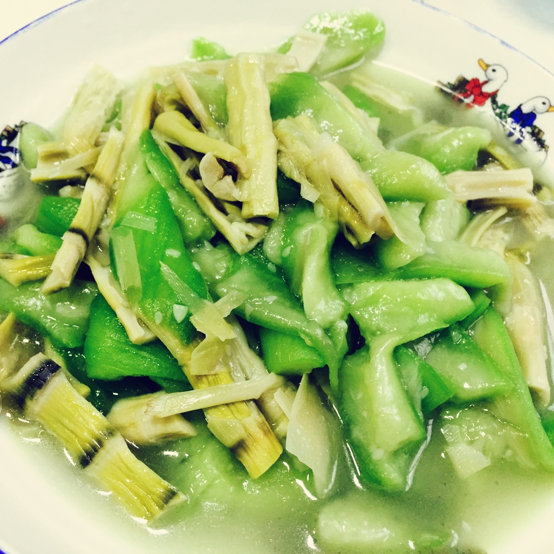 笋干丝瓜