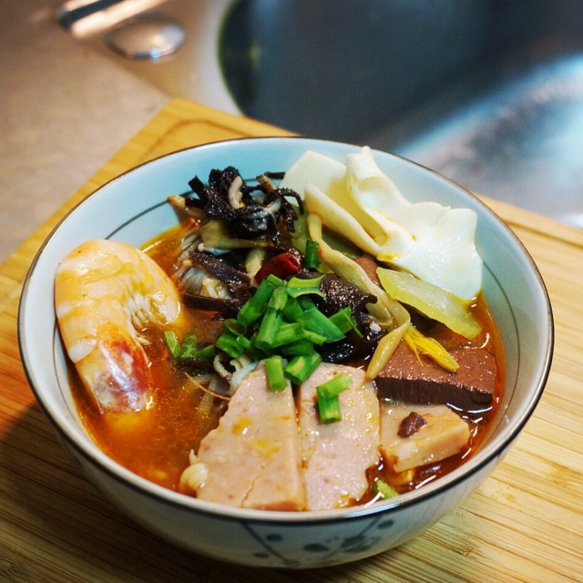 香辣毛血旺