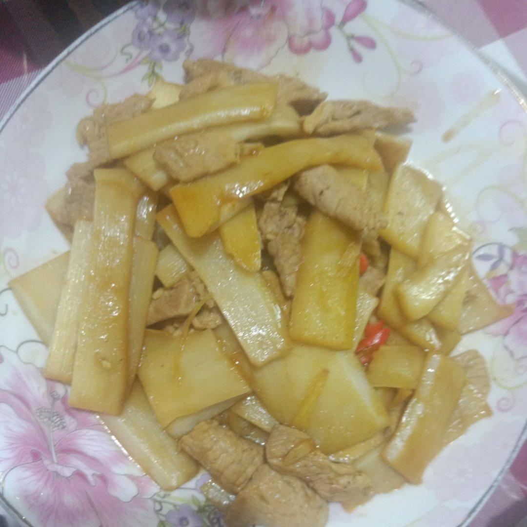 特别香的水笋炒肉