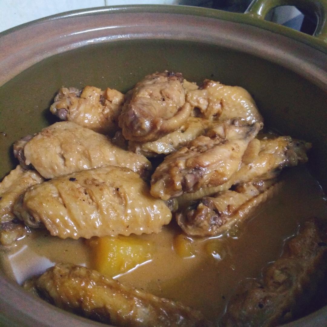 北鼎铸铁锅食谱｜焖蒜香鸡翅