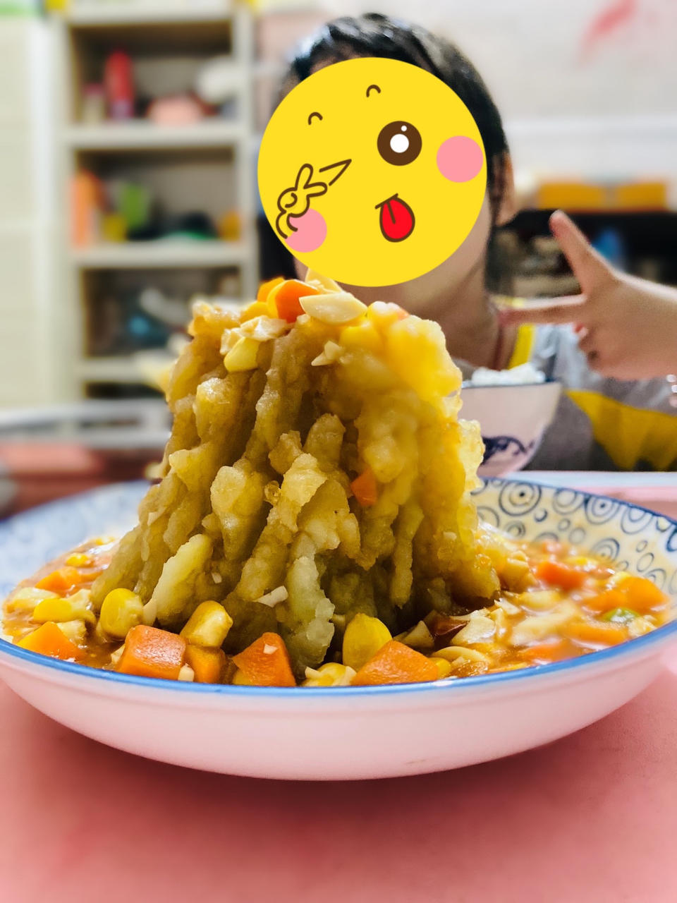 酸酸甜甜儿童版火山土豆泥
