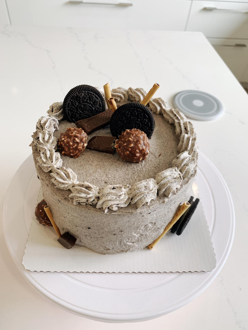 不用裱花的海盐奥利奥奶油蛋糕