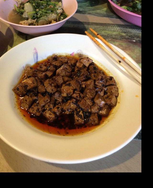 老干妈烧豆腐