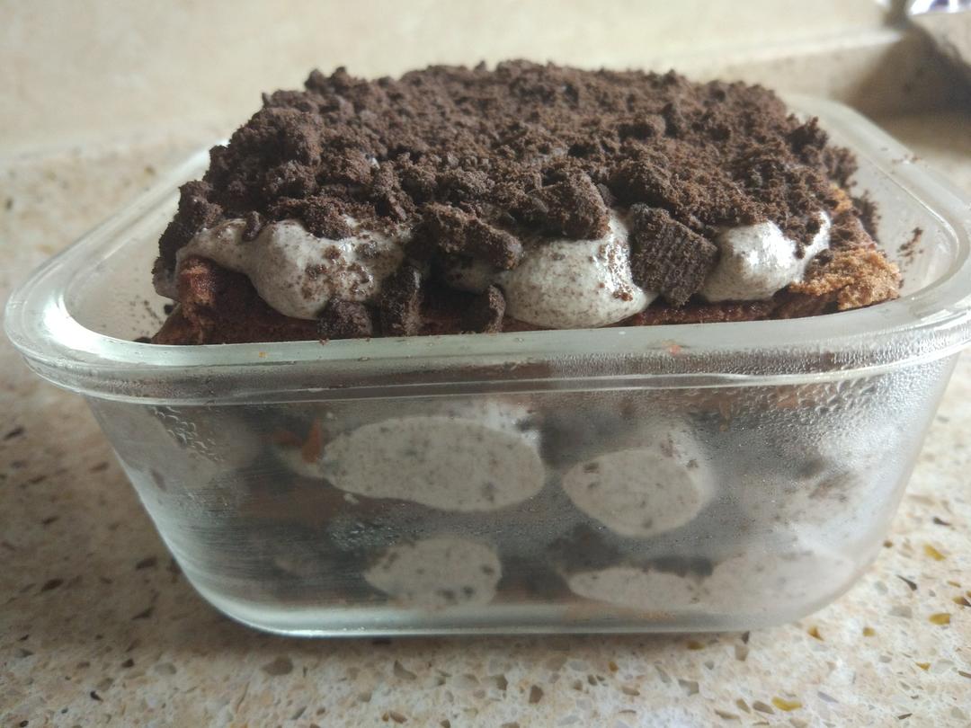 好吃到流泪的奥利奥咸奶油盒子蛋糕