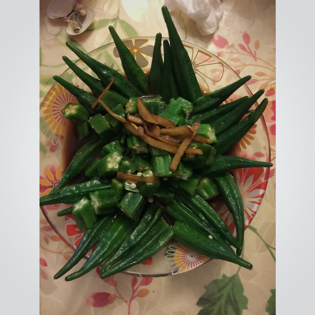 【白灼秋葵】清爽简单