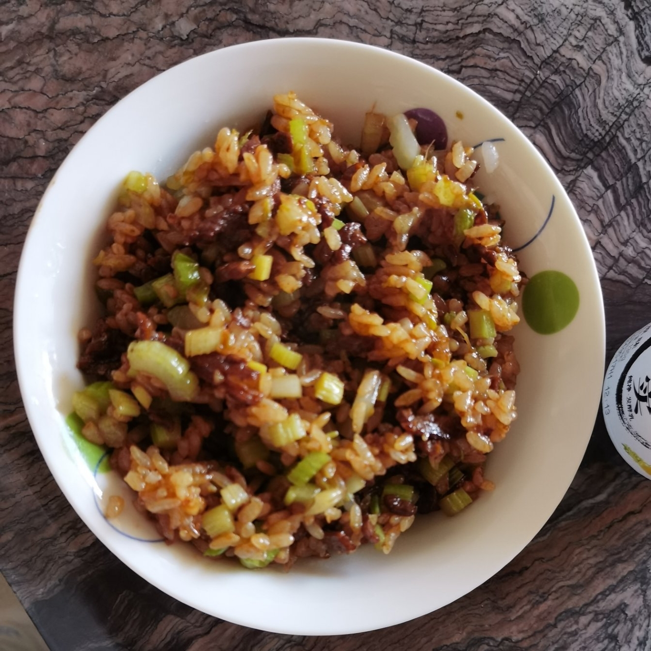 芹菜牛肉炒饭