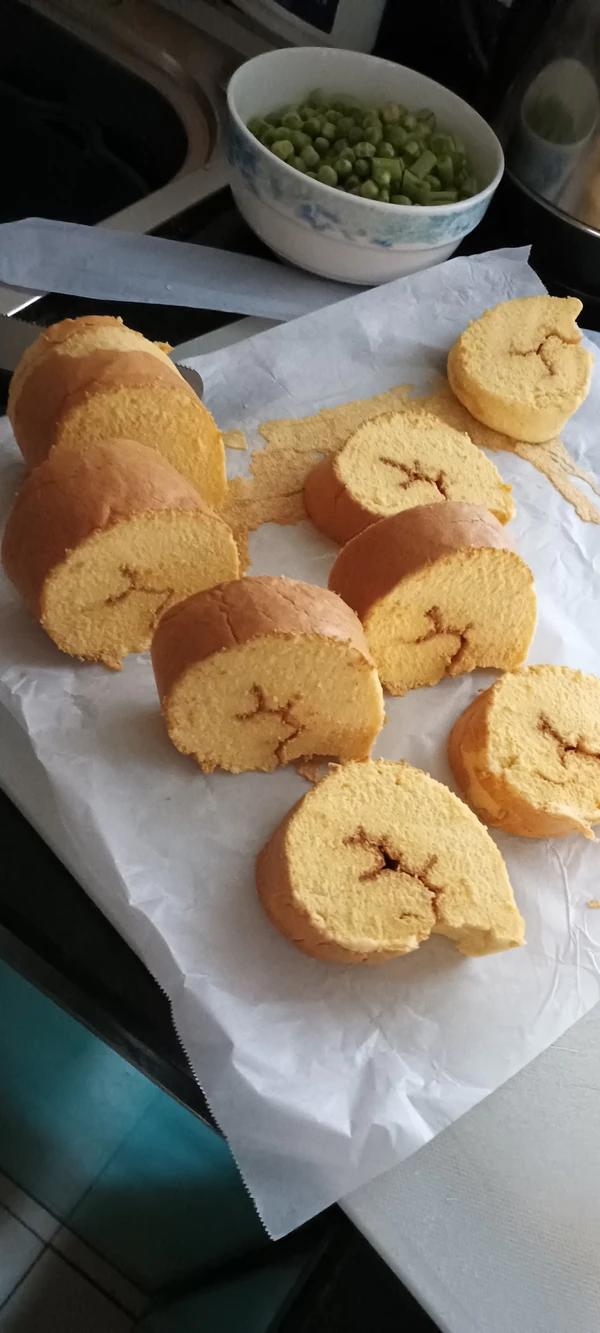 原味蛋糕卷㊙️不掉皮不开裂配方分享
