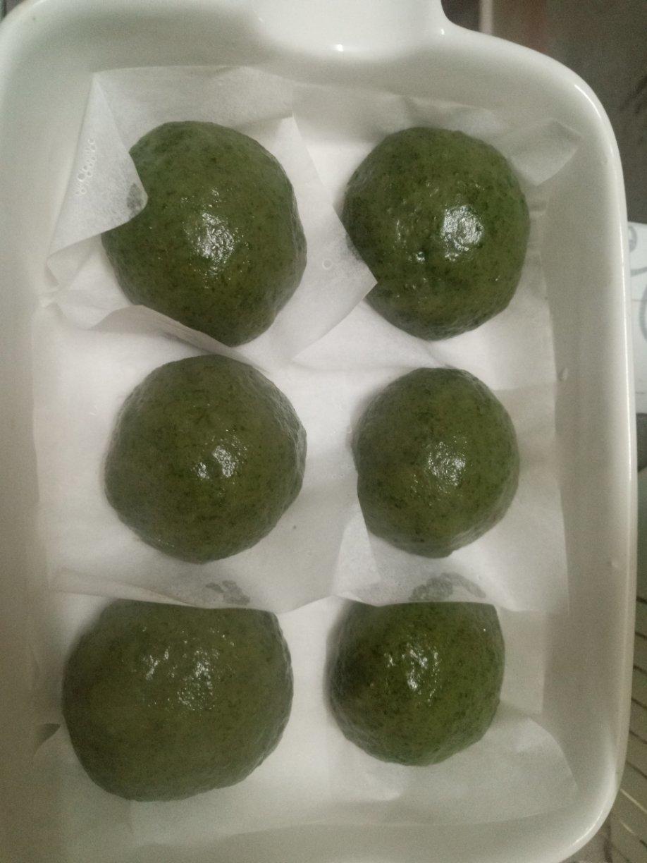 手机用户5218_98nk做的清明艾叶粑粑(花生芝麻馅)