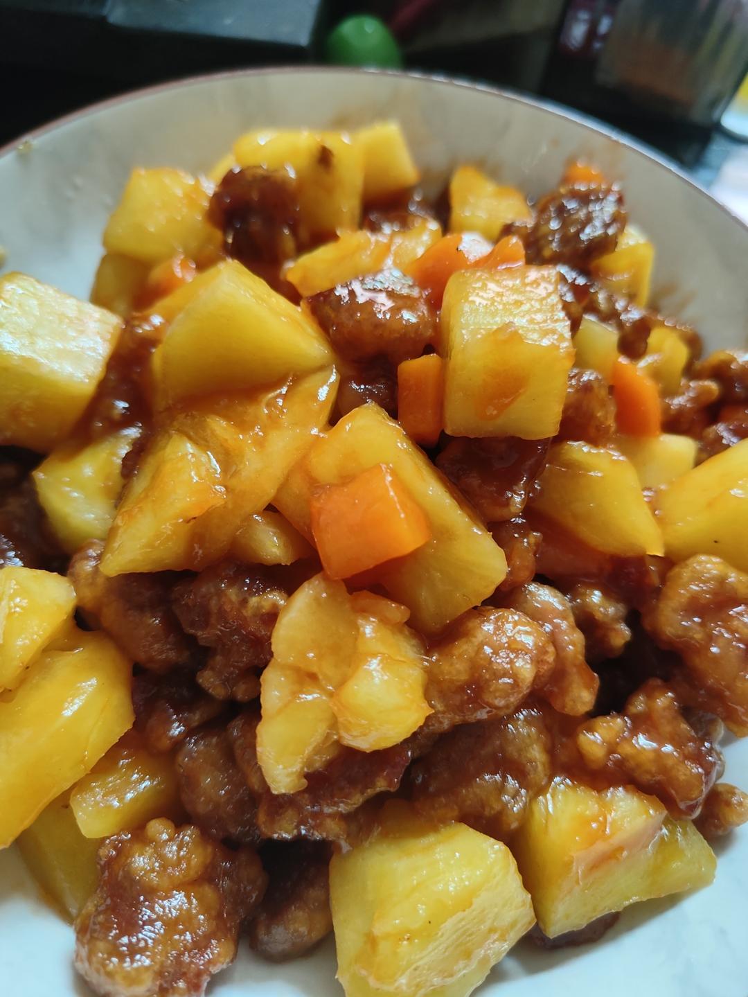 🍍酸甜菠萝咕噜肉