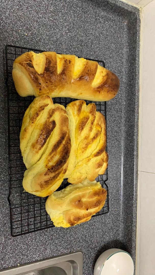 椰蓉奶香面包（低糖）